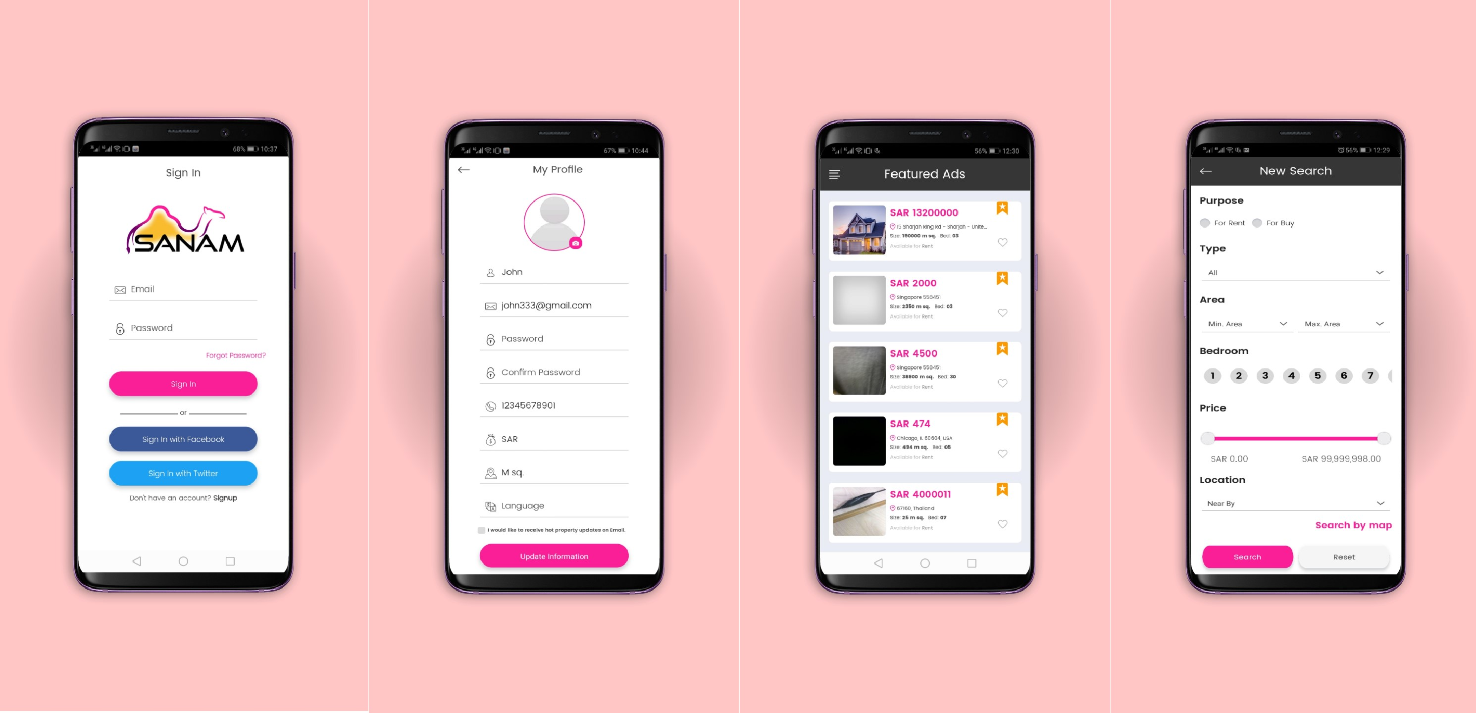 Sanam Property App